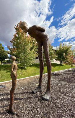 Being looked down on, not looking up to.