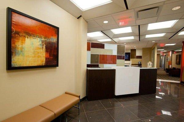 Although we are currently virtual, our main reception desk is still available during office hours. Feel free to reach out to us through our