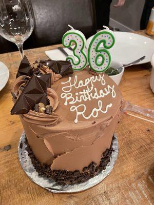 German chocolate cake