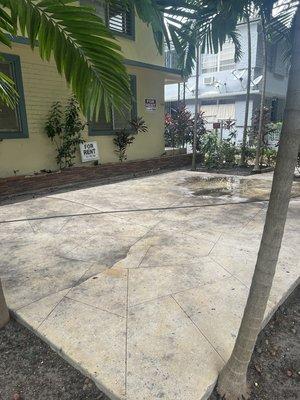 Before you find us, this is how it looks in front of your home.