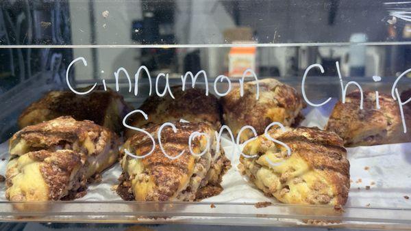 Cinnamon chip scone