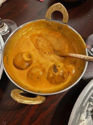 Malai kofta that was not good.