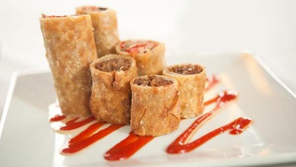 Cheese Steak Egg Rolls