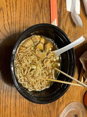 Pork Ramen Bowl (no egg since I ate it )