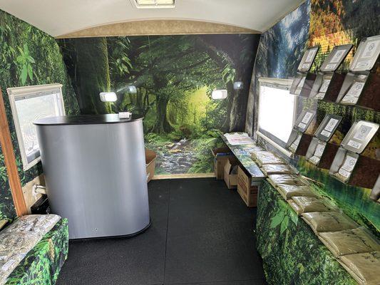 A very nice layout of the mobile unit.