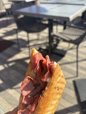 Pastrami panini