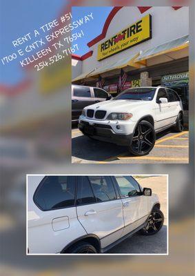 BMW X5 on 22" strada perfetos!!