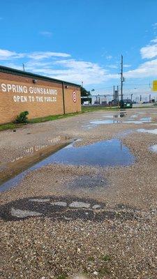 SGA-Crosby parking lot.