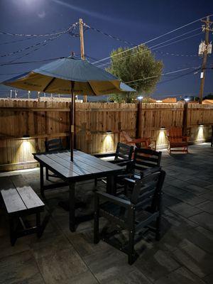 Cute patio!! Love this place!