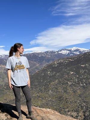 National Park tee in washed blue!