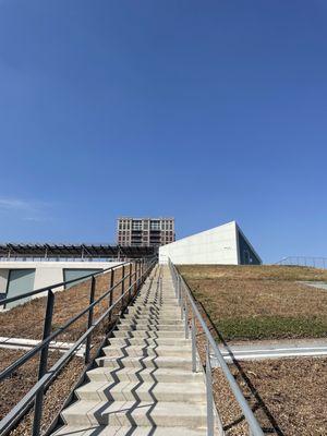 Beautiful afternoon at BBVA/PNC Roof Garden