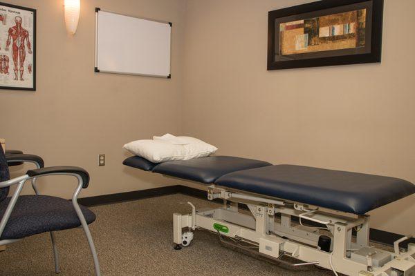 Private treatment rooms