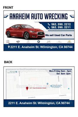 Anaheim Auto Wrecking