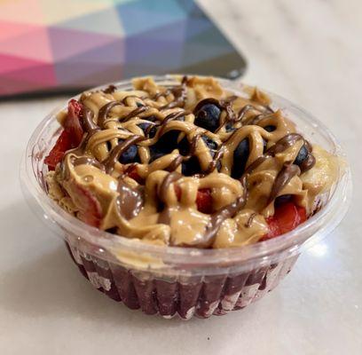 Boxer Açaí Bowl with Nutella added