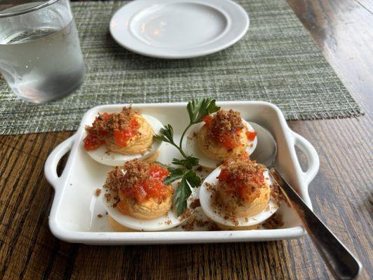 Delicious deviled eggs