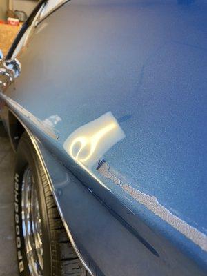 Muscle car dents