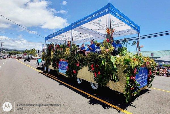 Hawai'i Island Community Health Center. 2025 Merrie Monarch Festival Royal Parade. April 26, 2025 @ 10:30am.