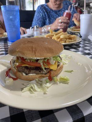 Old Fashioned Cheeseburger all the way