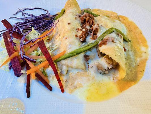 Enchiladas Flameadas