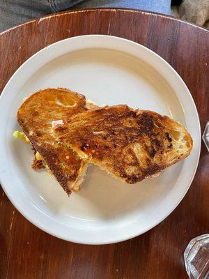 Malibu melt (tuna and cheddar)