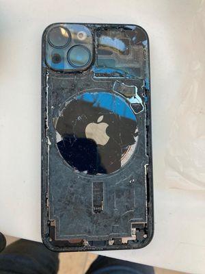 Back glass of a Iphone 14
