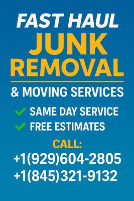 Fast Haul Junk Removal and Moving Services