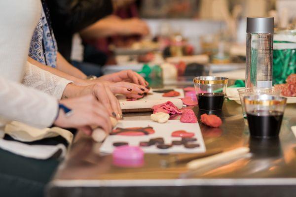 Avant-garde play-doh class