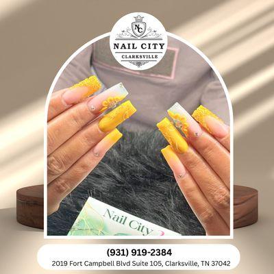 Fresh Nails, Fresh Vibes Get ready for compliments with our beautiful nail art designs. Book today!