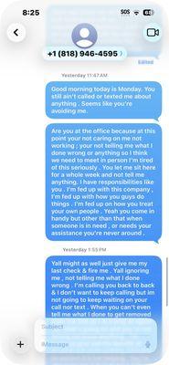 This is me trying to contact them day after day after day & no one is responding or even getting back to me