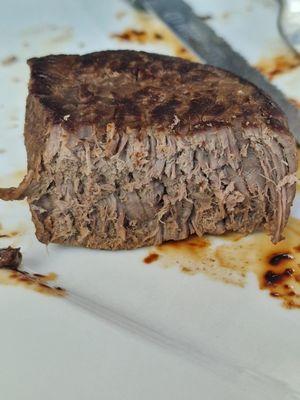My over cooked filet