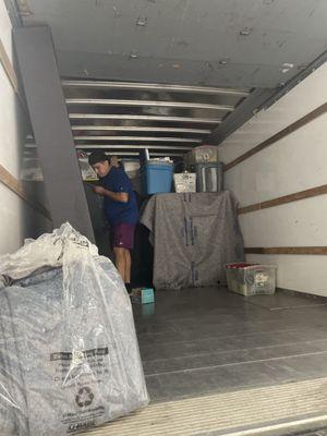 Two Men With An Angel Moving Services