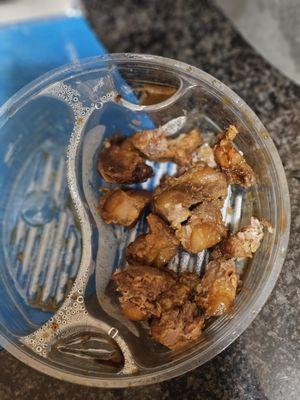 the garbage that was in my meal