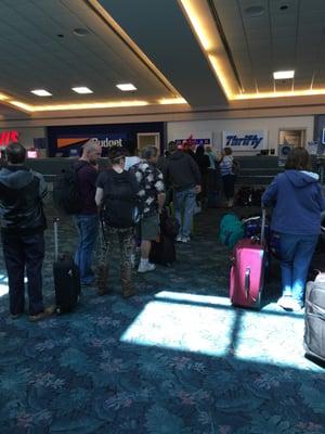 The line. One guy. No cars......fail.