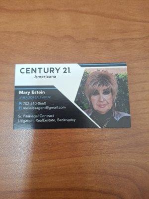 Mary Estein - Century 21 Americana