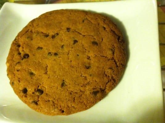 Chocolate Chip Cookie Bigger than a Tea Cup Saucer! I'm I in England