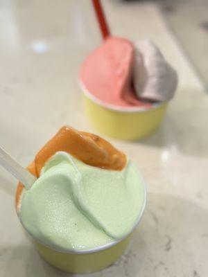 Mascarpone Oreo, Strawberry Tangerin, Green Apple