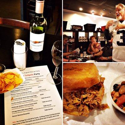 Mad Mike's tailgate -great food, fun and new friends! Big John, Phil, Brian and Kelly you made the night even better!