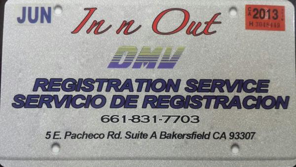 In n Out Registration Service
