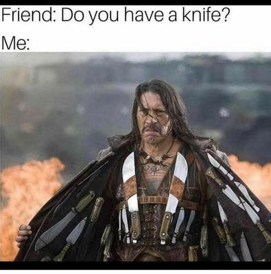 More knives the better