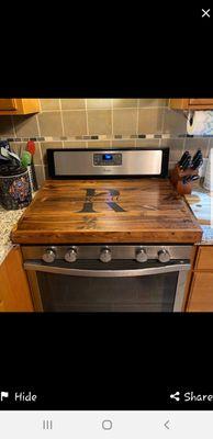 Handmade Wood Stove Cover/Noodle Board