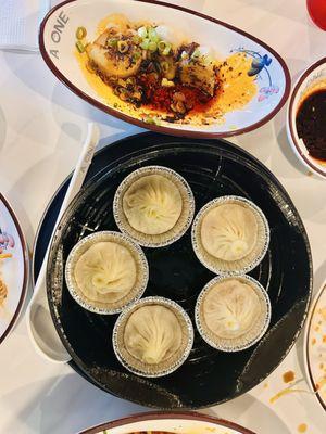 Soup Dumplings and Red oil dumplings