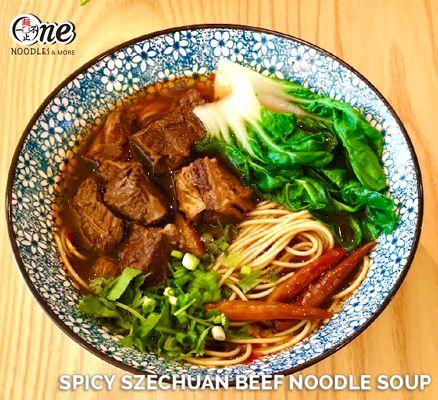 Bold, fiery, and packed with flavor, our Spicy Szechuan Beef Noodle Soup is the ultimate comfort in a bowl!