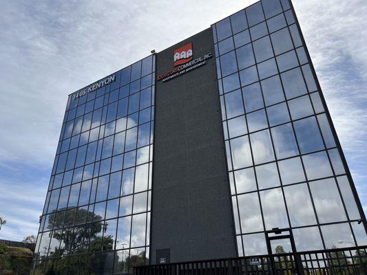 View from the parking lot