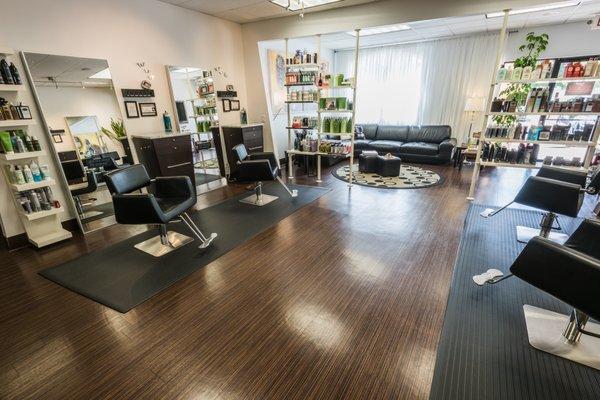 Main salon and product display