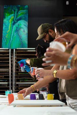 Hawaii Fluid Art Smith Mountain Lake