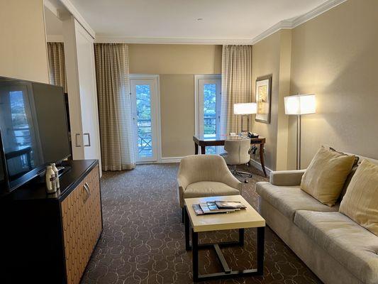 Clean and comfortable living area