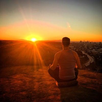 Sunrise meditation
