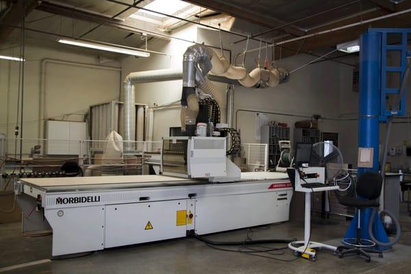 Our point-to-point CNC router.