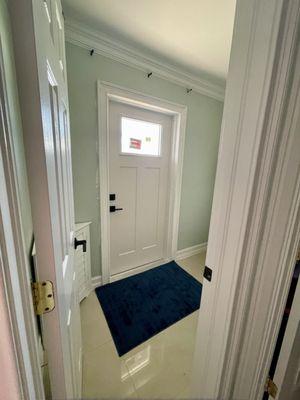 This was a small window. We replaced with a door for a direct path to the pool area.