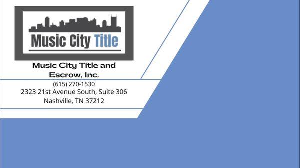 Music City Title and Escrow
